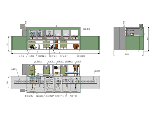 电容清洗类自动化线体...